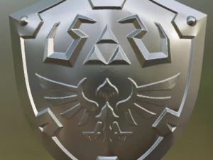 Zelda shield skyward 3D Print Model