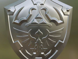 Zelda shield twilight princess 3D Print Model
