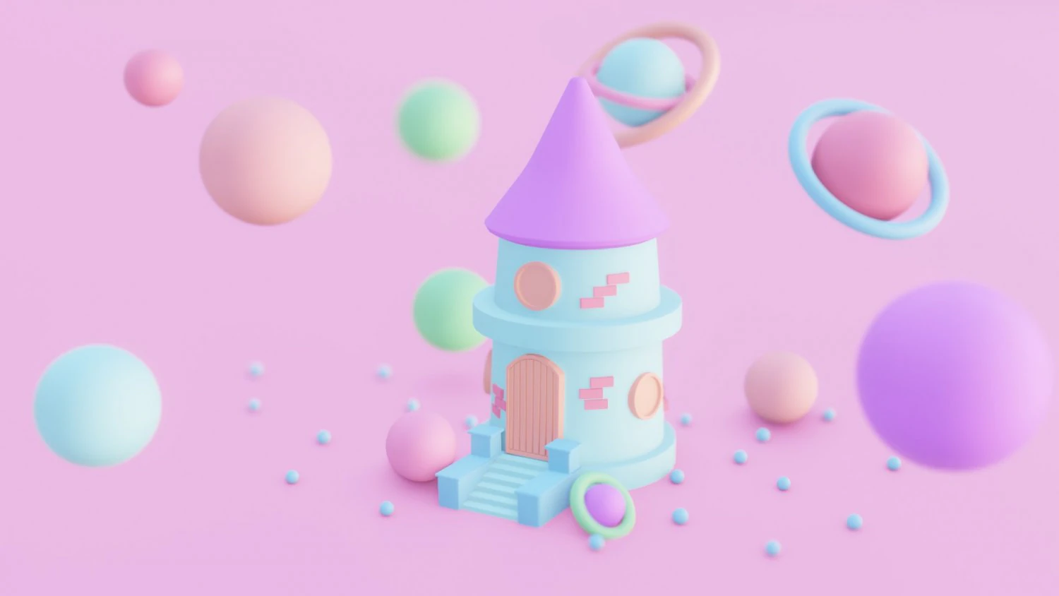 Astronomical Tower 3D Print Model .c4d .max .obj .3ds .fbx .stl .blend 