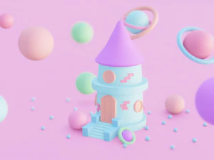 天文塔 3D 打印模型