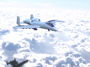Fairchild-Republic A-10 Thunderbolt II 3D Модель
