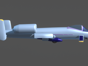 Fairchild-Republic A-10 Thunderbolt II Modelo 3D