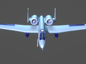 Fairchild-Republic A-10 Thunderbolt II Modelo 3D