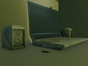 Laptop Model 3D