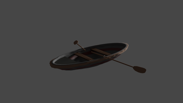 Old boat Modelo 3D .c4d .max .obj .3ds .fbx .stl .blend 