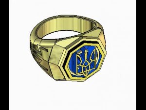 RING UKRAINE 3D Model