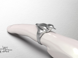 Ring Little Duck 3D Model