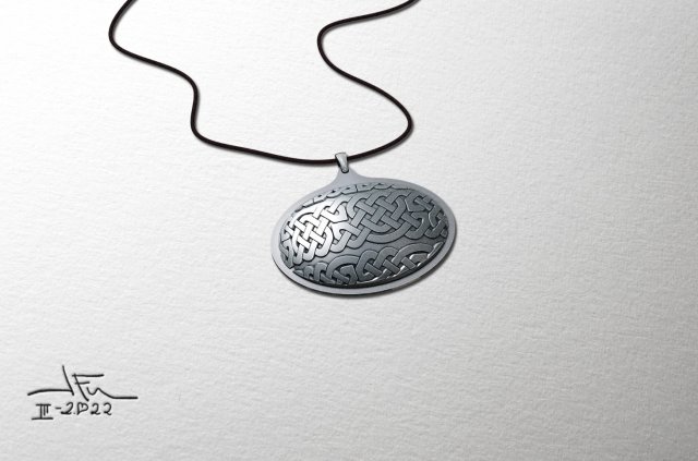 Celtic Pendant Modelo 3D .c4d .max .obj .3ds .fbx .stl .blend 