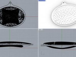 Celtic Pendant Modelo 3D