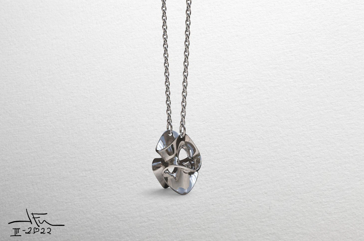 Pendant Loop 3D Model .c4d .max .obj .3ds .fbx .stl .blend 