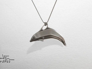 Pendant Dolphin 3D Model