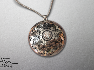 Pendant Mandala 3D Model