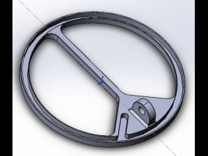 Metal detector coil 3D 打印模型