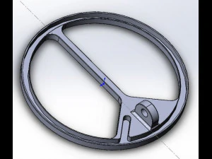 Bobina detectora de metales Modelo de impresión 3D