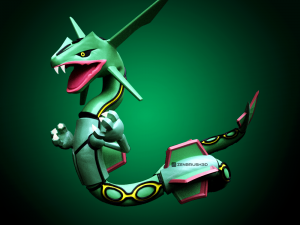 POKEMON LEGENDARIO - RAYQUAZA STL 3Dプリントモデル
