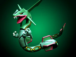 POKÉMON LEGENDARIO - RAYQUAZA STL Modelo de Impressão 3D