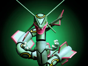 POKEMON LEGENDARIO - RAYQUAZA STL 3D Print Model