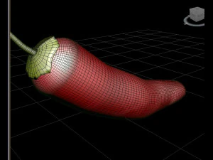 Red Pepper 3D Model