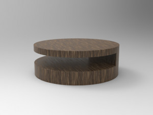 Coffee table wood 3D Model