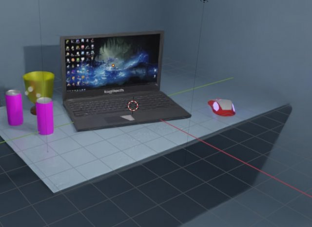 Laptop 3D Model .c4d .max .obj .3ds .fbx .stl .blend 