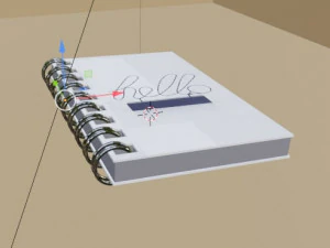 buku fotokopi Model 3D