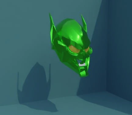 Goblin Mask 3D Model .c4d .max .obj .3ds .fbx .stl .blend