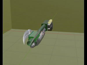 Shotgun with knife 3D Model