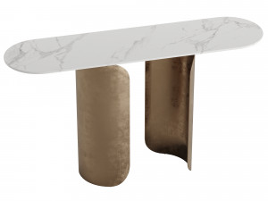 GABRIEL OPERA CONTEMPORARY OVAL CONSOLE Modèle 3D