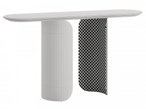 GABRIEL OPERA CONTEMPORARY OVAL CONSOLE Modèle 3D
