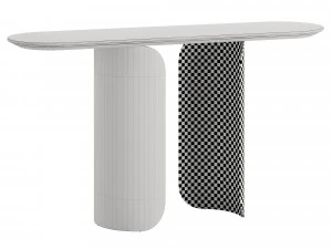 GABRIEL OPERA CONTEMPORARY OVAL CONSOLE 3D Model