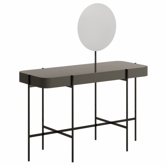 Caillou Console Table by Liu Jo Living Collection with Mirror 3D 模型 .c4d .max .obj .3ds .fbx .stl .blend 
