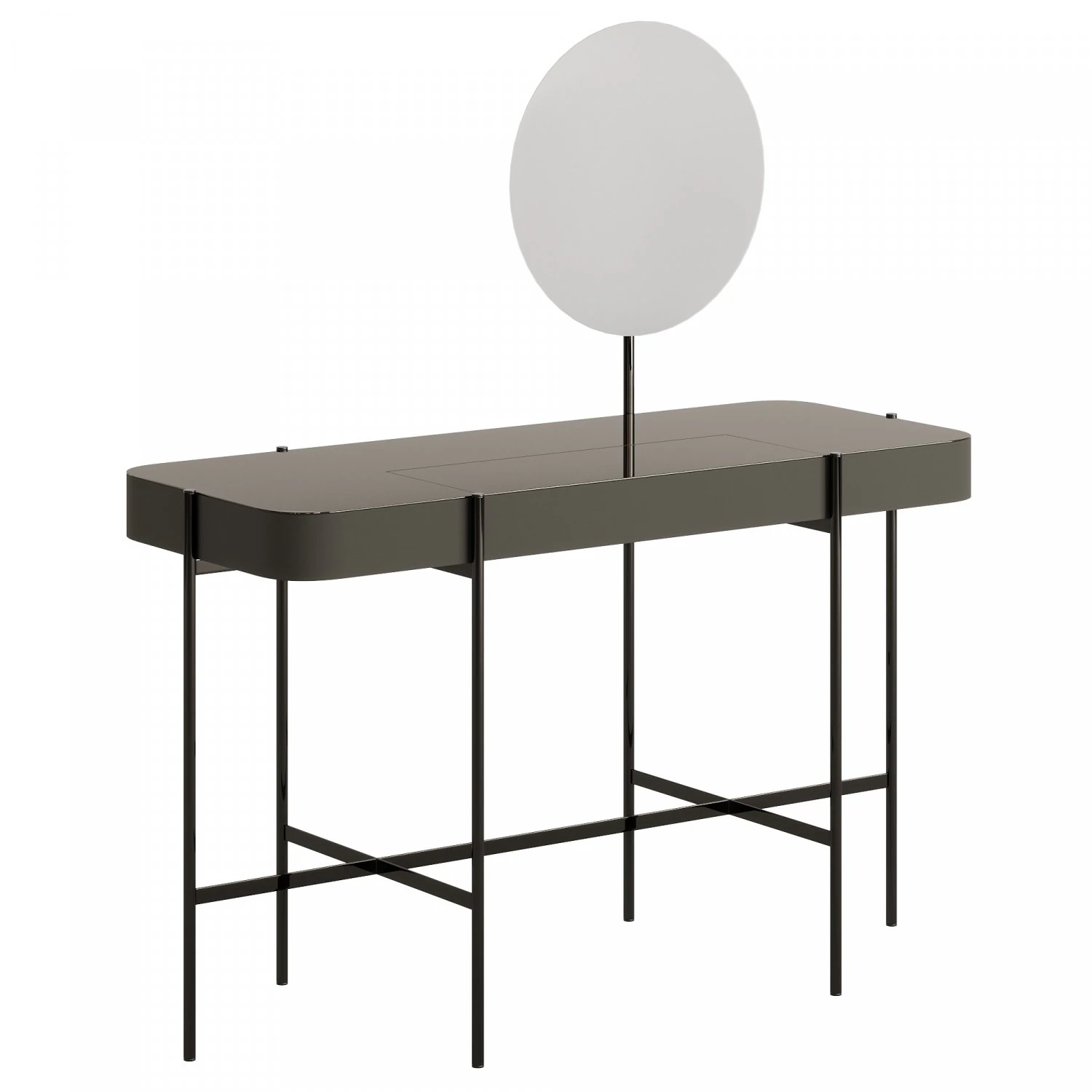 Caillou Console Table by Liu Jo Living Collection with Mirror 3D Model .c4d .max .obj .3ds .fbx .stl .blend
