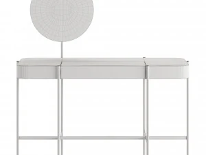 Caillou Console Table by Liu Jo Living Collection with Mirror 3D Model
