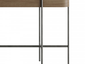 Caillou Console Table by Liu Jo Living Collection with Mirror 3D 模型