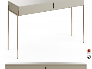 MrHide Flow 20221 Lacquer Console 3D 模型