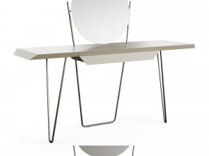 Bonaldo Coseno Plus Veneered Wood Console 3D Model