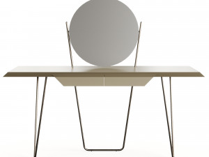 Bonaldo Coseno Plus Veneered Wood Console 3D Model