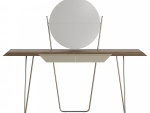 Bonaldo Coseno Plus Veneered Wood Console 3D Model