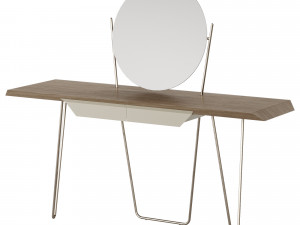 Bonaldo Coseno Plus Veneered Wood Console 3D Model