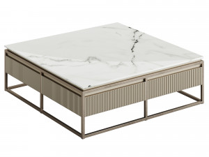 Visionnaire Home Banner Low Table Modelo 3D
