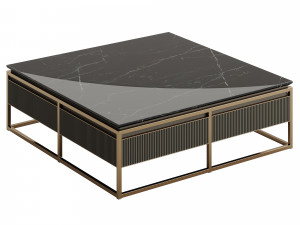 Visionnaire Home Banner Low Table Modelo 3D