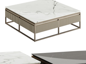 Visionnaire Home Banner Low Table 3D Model