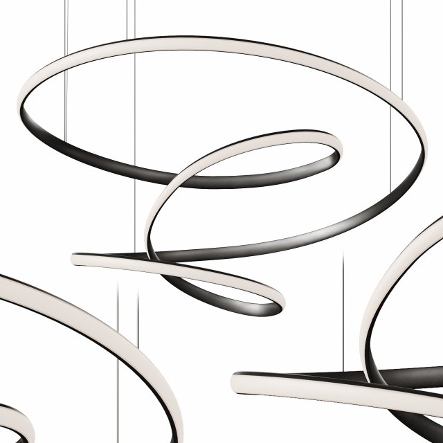VISIONARY LIGHTING Broadwindsor Large Spiral Modello 3D .c4d .max .obj .3ds .fbx .stl .blend 