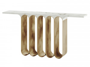 Steel5 Console Table by Herve Langlais 3D Model