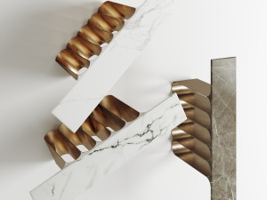 Steel5 Console Table by Herve Langlais 3D Модель