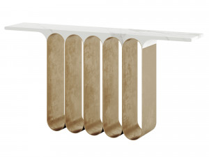 Steel5 Console Table by Herve Langlais 3D Модель