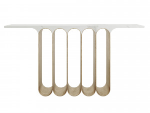 Steel5 Console Table by Herve Langlais 3D Модель