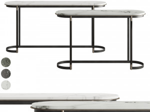 Laskasas Lyssa Console Table Modello 3D