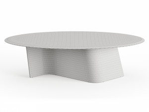 Reflex Angelo ESSE 40 Oval Coffee Table By Tulczinsky Model 3D