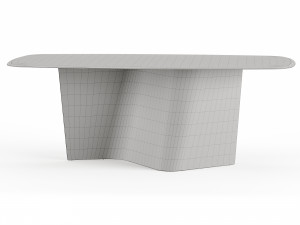 Reflex Angelo ESSE 72 Dinner Table By Tulczinsky Modello 3D
